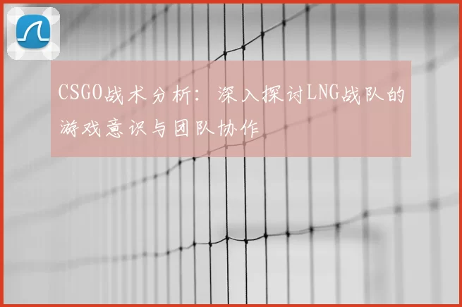 CSGO战术分析：深入探讨LNG战队的游戏意识与团队协作